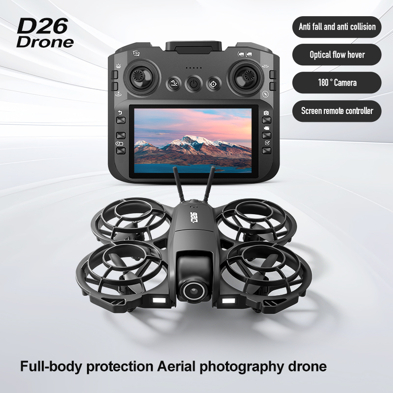 D26 ドローン 4K 空撮HD 180 °   カメラ付き - Drone Gimbal 2 Axis のレビューと価格