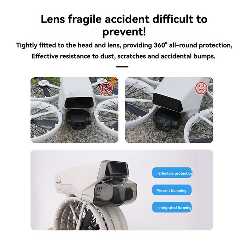 B92B カメラレンズキャップカバー DJI用 フリップレン - Drone Gimbal For Gopro のレビューと価格