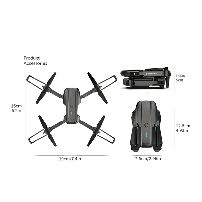 FACEGLE UAV E99 Nova RCドローン ミニ - Drone Gimbal Brushless のレビューと価格