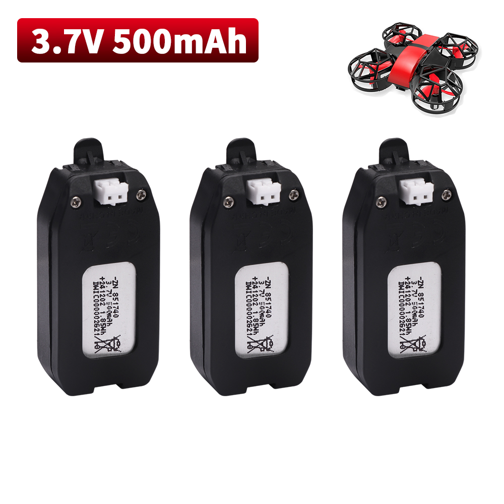 3.7V 500mAh リチウム電池 NH330 RH821 - Eachine Drone E010 のレビューと価格